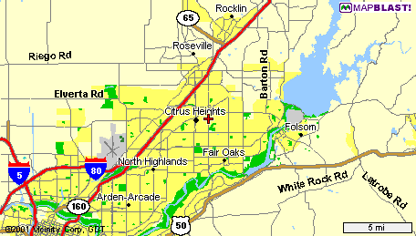 Mom's Restaurant on Sunrise Blvd. overview map